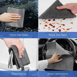 apmfashion Thickened Magic Cleaning Cloth, Reusable Microfiber Glass Cleaning Cloths Wet and Dry Microfiber Cleaning Cloth image 4