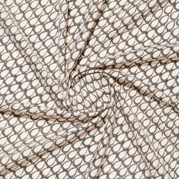 Fabindia Beige & Grey Geometric 180 TC Cotton Single Bedsheet & Pillow Cover image 2