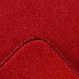 Kuber Industries Red 2 Pieces Microfiber Reversible Water Absorption Dish Drying Mats image 2