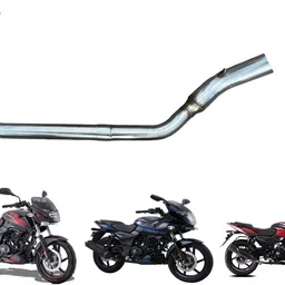 acube mart 1 pulsar bike bend pipe, 1 pulsar bike exhaust Combo image 2
