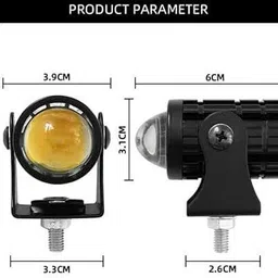 tovota LED Fog Lamp Unit for Universal For Car, TVS, Hero, Honda, KTM, Bajaj, BMW, Audi UVA image 2