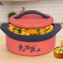 hashone Printed Casserole with Lid for Roti/Chapati || Hot Pot for Hot Meal/Curry Thermoware Casserole-picture-11
