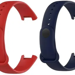 AIFEI PACK OF 2 Soft Silicone Classic Strap Bands for Redmi Smart Band Pro Smart Watch Only, Comfort and Flexible Straps for Men Women and Boys & Girl Smart Band Strap-picture-27