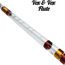 vox and vox Acrylic D Sharp Well Tune 42 cm Best Staylish Flute For All player's Fiber Glass Flute image 2