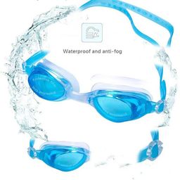 aarika Unisex Siilicone Blue Swimming Goggles Leakproof Anti Fog Glass-picture-15
