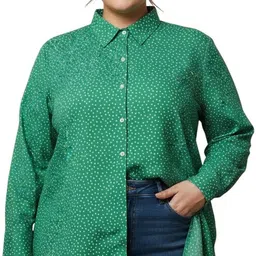 stylemyth Women Regular Fit Printed Built-up Collar Casual Shirt-picture-40