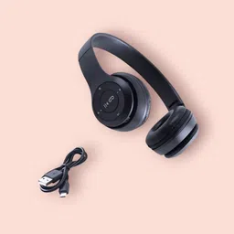 Portable Folding Wireless with Dome Bass Chamber_Q5 Bluetooth & Wired Headset-image-79