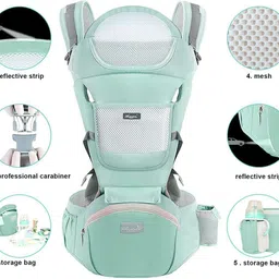 patpat 6 in 1 Baby Carrier with Lumbar Support All Position Carrier for Newborn Baby Carrier image 2
