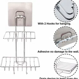 m y Stainless Steel Wall Shelf image 3
