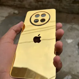 TWUAOP REALME 12 5G MIRROR BACK PANNEL ACRYLIC SHEET APPLE Mobile Skin image 5