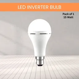 sacro 15W Rechargeable Emergency Inverter LED Bulb, Upto 4 Hours Battery For HomeI83 4 hrs Bulb Emergency Light image 1