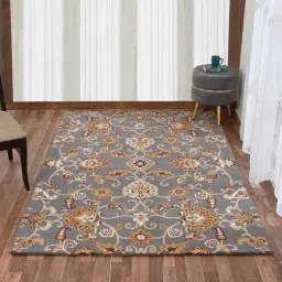 presto Grey Traditional Wool 6 ft x 9 ft Hand Tufted Carpet-picture-18