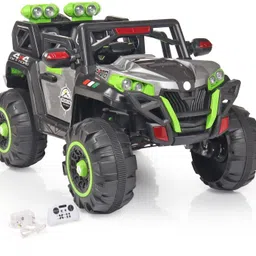 pp infinite 4X4 Heavy Duty 12V Electric Ride On Jeep For Kids With Remote Control 1-7Yrs Jeep Battery Operated Ride On image 2