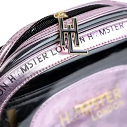 hamster london Women Pink Cosmetic Bag image 4