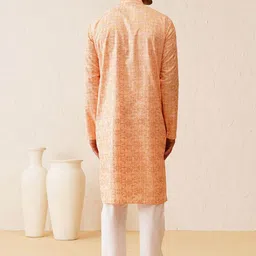 SOJANYA Printed Regular Pure Cotton Kurta with Churidar image 3