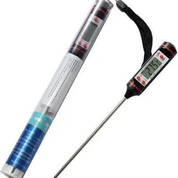 shreehari Digital Kitchen Cooking Food Meat Pen Type Probe Temperature Tester Meter Barbecue BBQ Gas Oven TP101 Thermometer Thermometer with Fork Kitchen Thermometer-picture-17