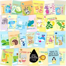 wobbox Baby Monthly Age Milestone Card Greeting Card-picture-19