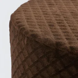 COMFIDELITAS Teviston Brown Metal Seating Ottoman image 2