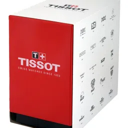 TISSOT Men Black Dial & Textured Straps Analogue Automatic Motion Powered Watch T1206071744101 image 4