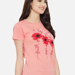 Fabflee Pack Of 3 Typography Printed Cotton T-shirts image 3