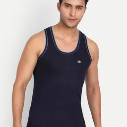 T.T. Titanic Piping Dyed Pure Cotton Pack Of 5 Undershirt Vests image 2