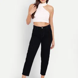 BAESD Women Jean Straight Fit High-Rise Cotton Jeans image 5