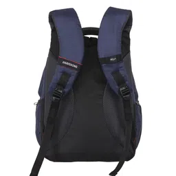 Harissons Unisex Blue & Red Backpack image 2