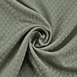 Deco Window Grey Set of 2 Room Darkening Door Curtain image 5