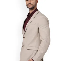 Celio Slim-Fit Notched Lapel Collar Single-Breasted Casual Blazer image 4