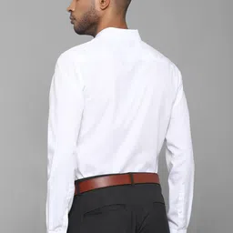 Allen Solly Men White Slim Fit Cotton Formal Shirt image 4