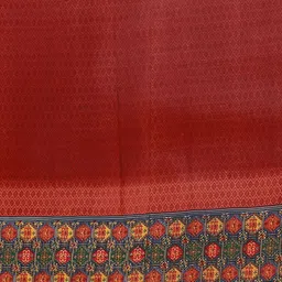 SAADHVI Yellow & Maroon Set Of 2 Pure Georgette Saree image 5