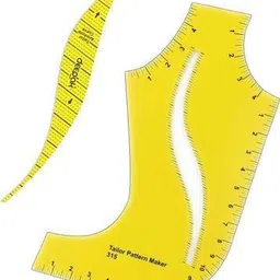 saravana super mart Tailor's Multi Purpose Pattern Maker and Arm Hole Curve scale combo Ruler-picture-32