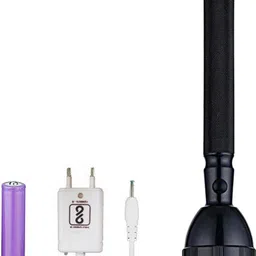 jy-super Micro Halogeno Technology Smart LED 2W Metal Body Rechargeable Torch Torch image 1