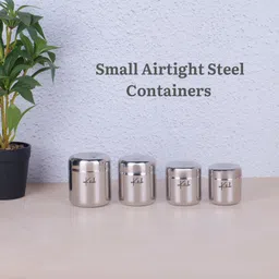 inkitch Stainless Steel, Silver, Steel Utility Container - 125 ml, 160 ml, 200 ml, 280 ml image 3