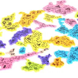 youreka Quizzle : The Ultimate Quiz & Puzzle Map Game7Y+Multicolour Educational Board Games image 3