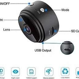 SPY HUB Full HD 1080P Mini WiFi Magnetic Camera Infrared Night Vision Micro Camera Security Camera image 2
