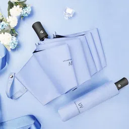 citroda 3 Fold Fully Automatic Rain UV Protection Portable Foldable Tiny Travel Folding Umbrella image 4