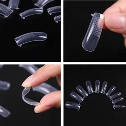 gleevia Nail Grooming & Extension Kit for Beginner and Professional Combo Pack of Polygel Premium Nail Tips 100pc and 2pc Nail Clip image 4