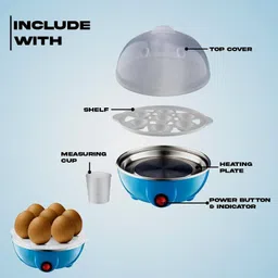 sitaravastra Electric Egg Boiler,Egg Cooker,EggPoacher UZAEB40 Egg Cooker image 4