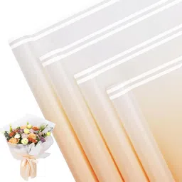 geekarts Flower Bouquet White Border Waterproof Korean Style 10 Pcs Plastic Gift Wrapper-picture-36