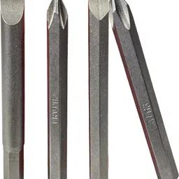 Long Magnetic Impact Driver Bit Kit – 4Pc PH2, PH3, CRV8 & CRV10 80mm Chrome Vanadium Screwdriver Bits for Power Tools & DIY Projects Screwdriver Bit Set-image-55