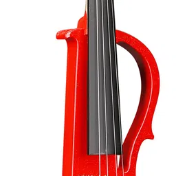 belear KEN-100 Electric Violin Red With Bow, Rosin and Hard Case 4/4 Electric Violin image 1