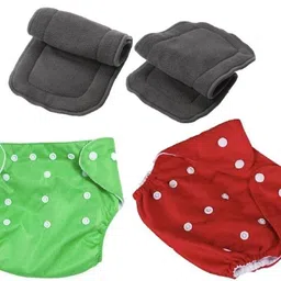 jaydison Reusable Solid Cloth Button Diaper Reuse Nappy & Insert 0-24m RGDBVB26-picture-11