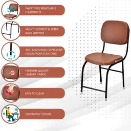 goyalson Executive Leatherette Office Visitor Chair image 5