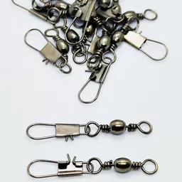 moscow fishing tackles ishing Rolling Swivel with Interlock Snap #2, 10pc Cast Fishing, Fly Fishing, Bait Casting, Angling Snap Swivel-picture-21