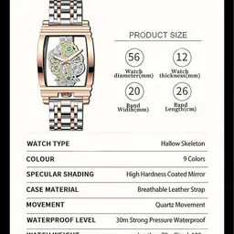 sanowrex Analog Watch - For Men TWO TOWN SQ image 4
