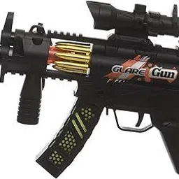 electricbass Musical Atomizing Shoot Gun Toy with Flash Vibrate Atomizing image 2