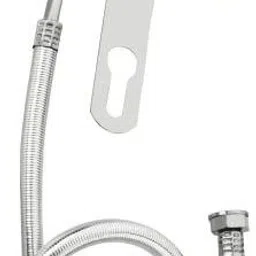fastgear by fastgear SS Toilet/Bathroom Jet Hands-free Spray Flat Nozzle 1m Heavy PVC Hose Faucet Set Faucet Set image 1
