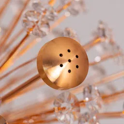 stello Luxuria Radiant Burst Gold Crystal Chandelier Modern Dandelion Design image 2