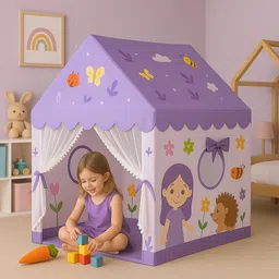 kalpatru enterprise Kids Play House Tent for 3 TO 12 Year Old Girls and Boys image 3